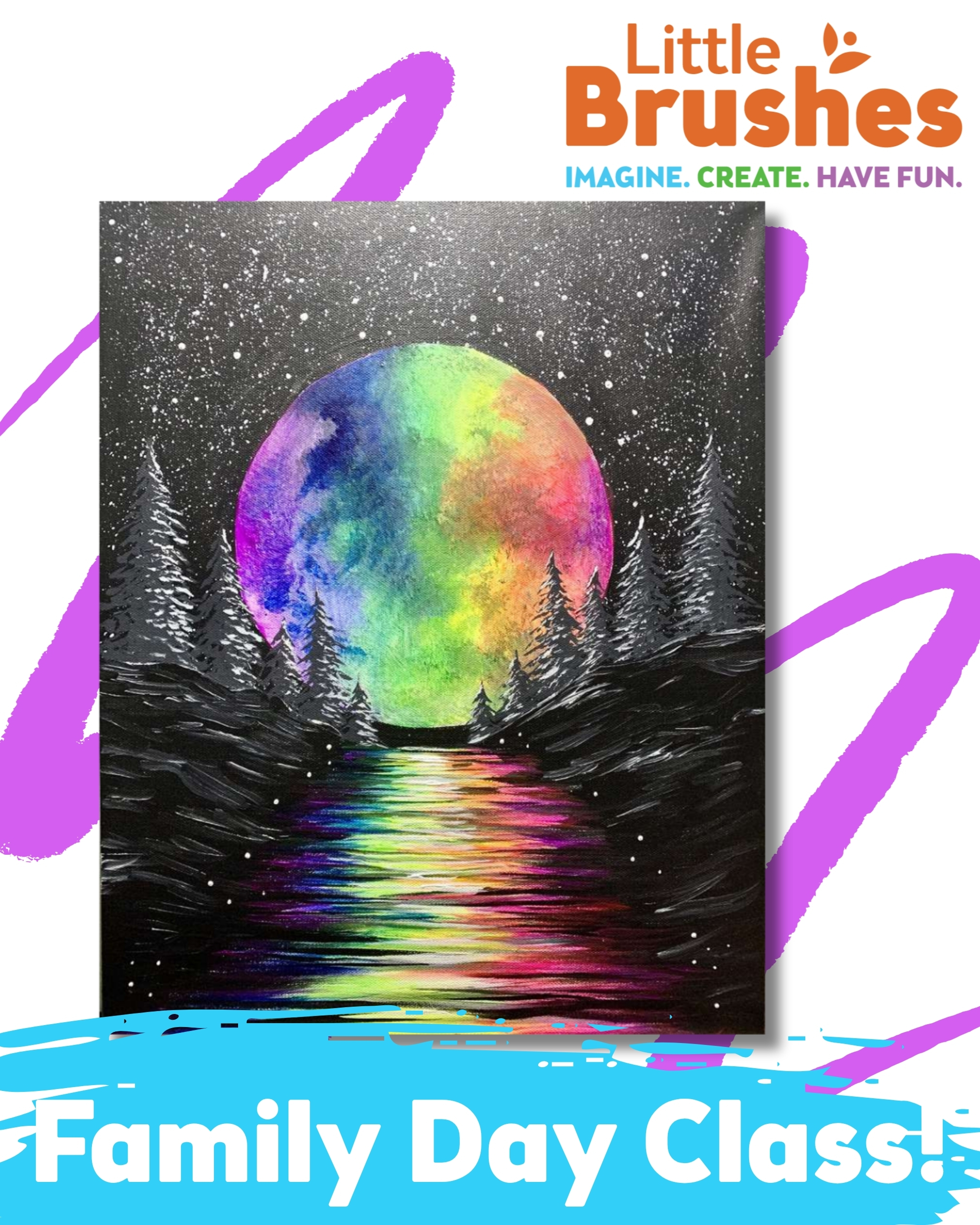 Magical Rainbow Moon